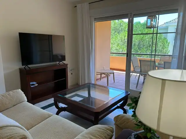 Living room of Flat for rent in Marbella  with Air Conditioner, Heating and Terrace