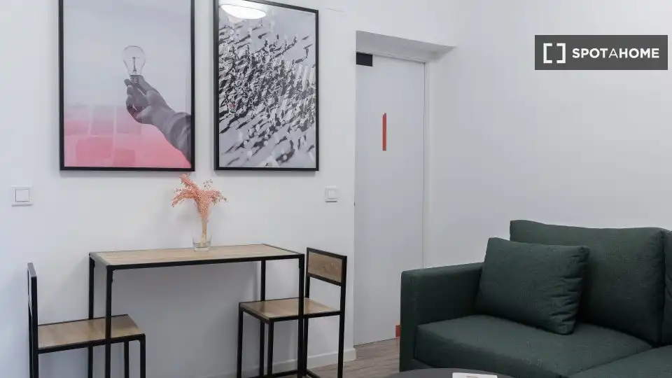 Sala de estar de Piso de alquiler en Getafe con Aire acondicionado, Calefacción y Amueblado