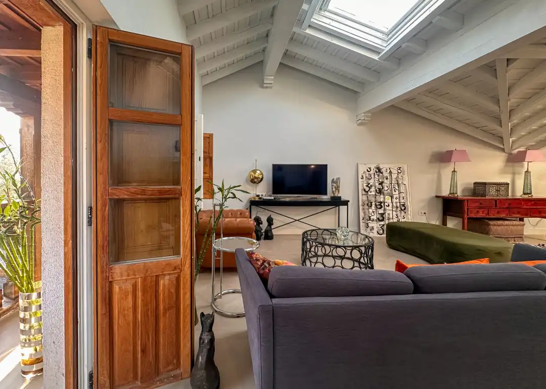 Sala de estar de Dúplex en venta en Alfoz de Lloredo con Terraza