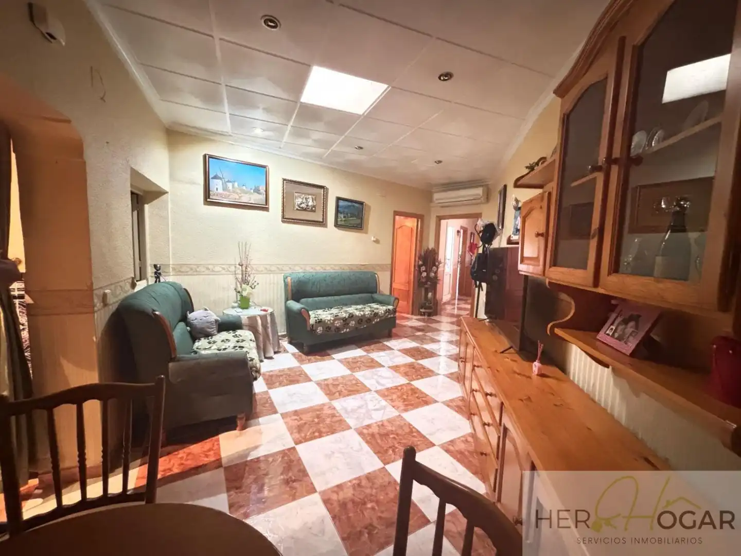 Living room of Houses for sale in Los Yébenes  with Air Conditioner, Heating and Terrace