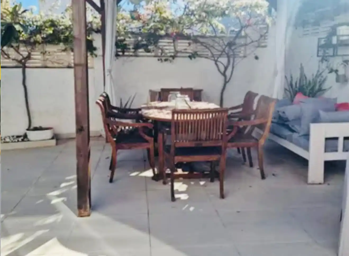 Terrasse von Haus oder Chalet zum Verkauf in Calpe / Calp mit Klimaanlage, Heizung und Privatgarten