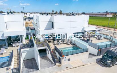 Exterior view of Single-family semi-detached for sale in Dolores  with Air Conditioner, Terrace and Storage room