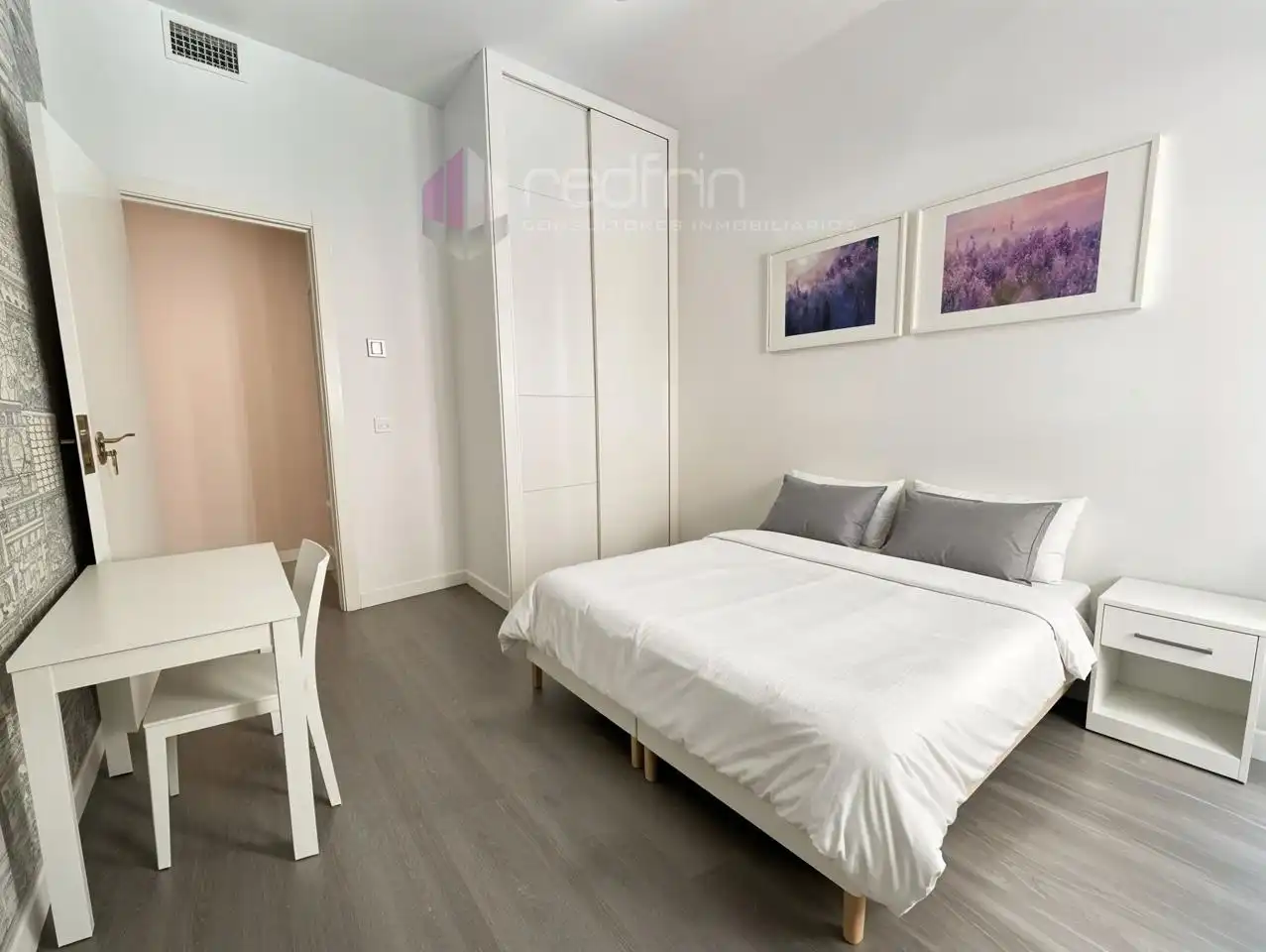 Habitación de Piso para compartir en Madrid con Aire acondicionado y Amueblado