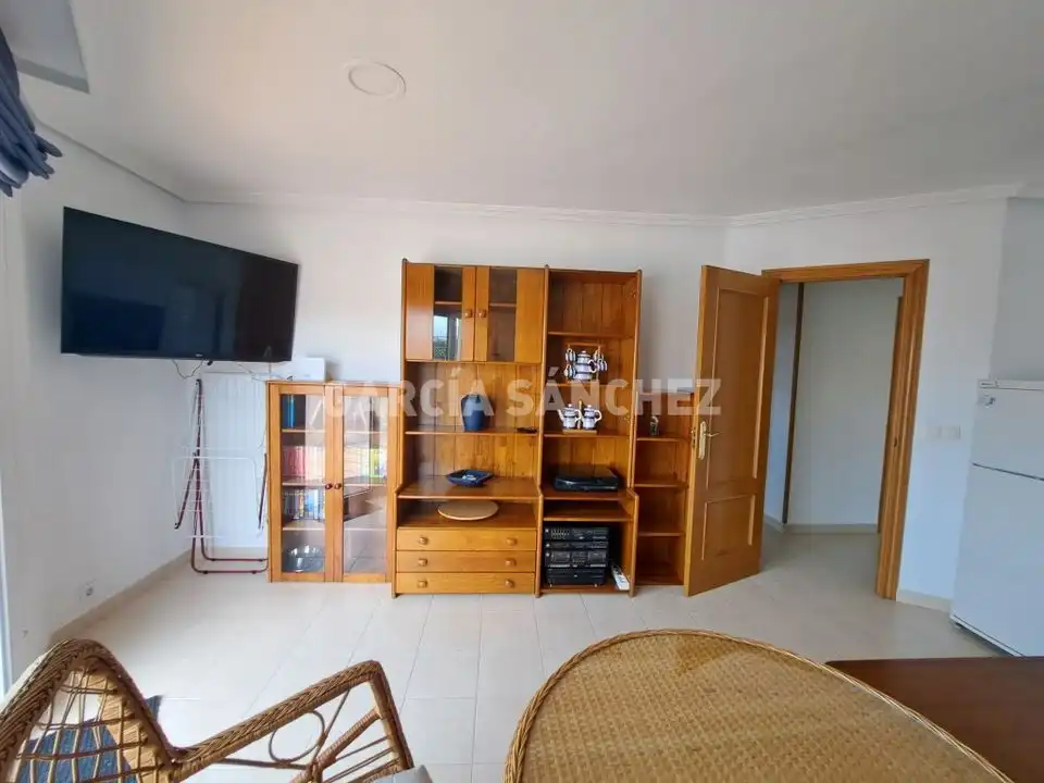 Living room of Flat for sale in Boiro  with Terrace and Furnished