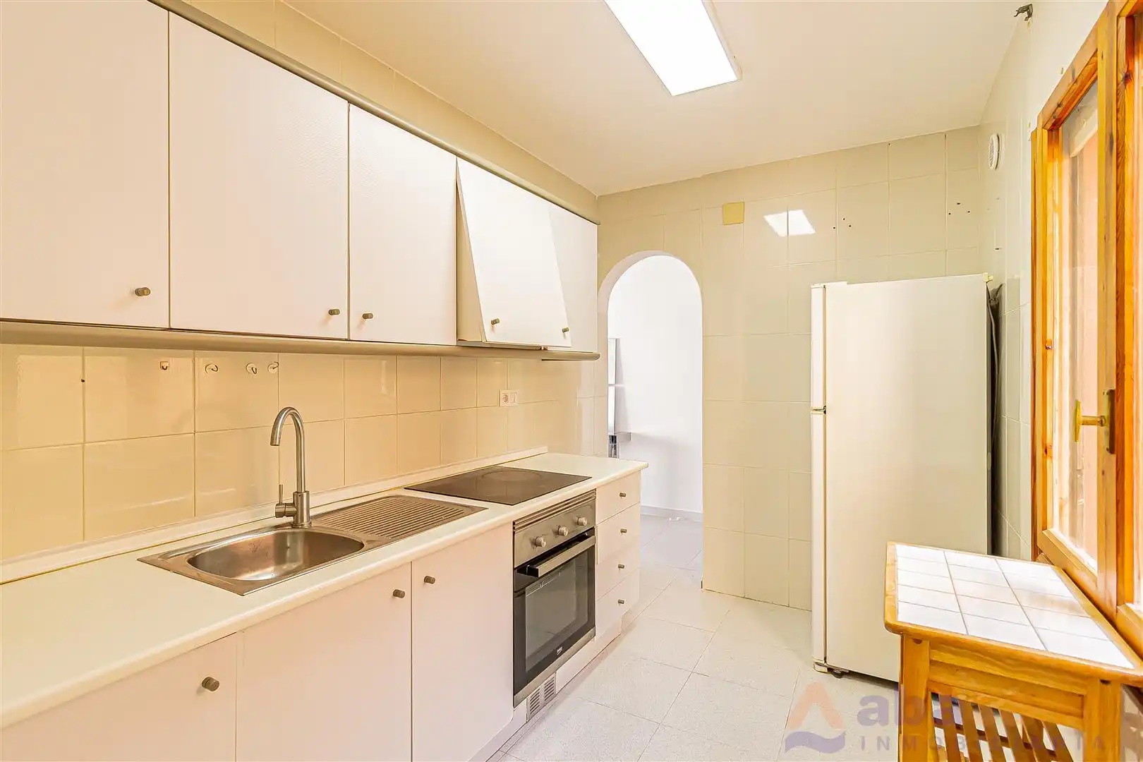 Kitchen of Flat for sale in Cartagena  with Terrace, Furnished and Oven