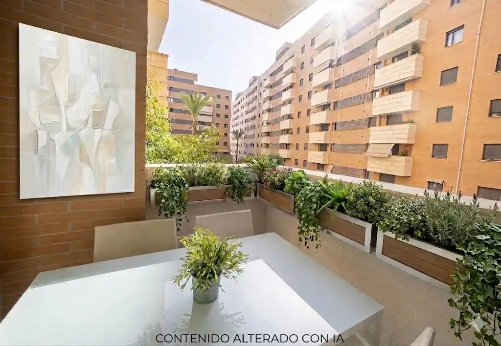 Terrasse von Wohnung zum Verkauf in Málaga mit Klimaanlage, Terrasse und Gemeinschaftspool