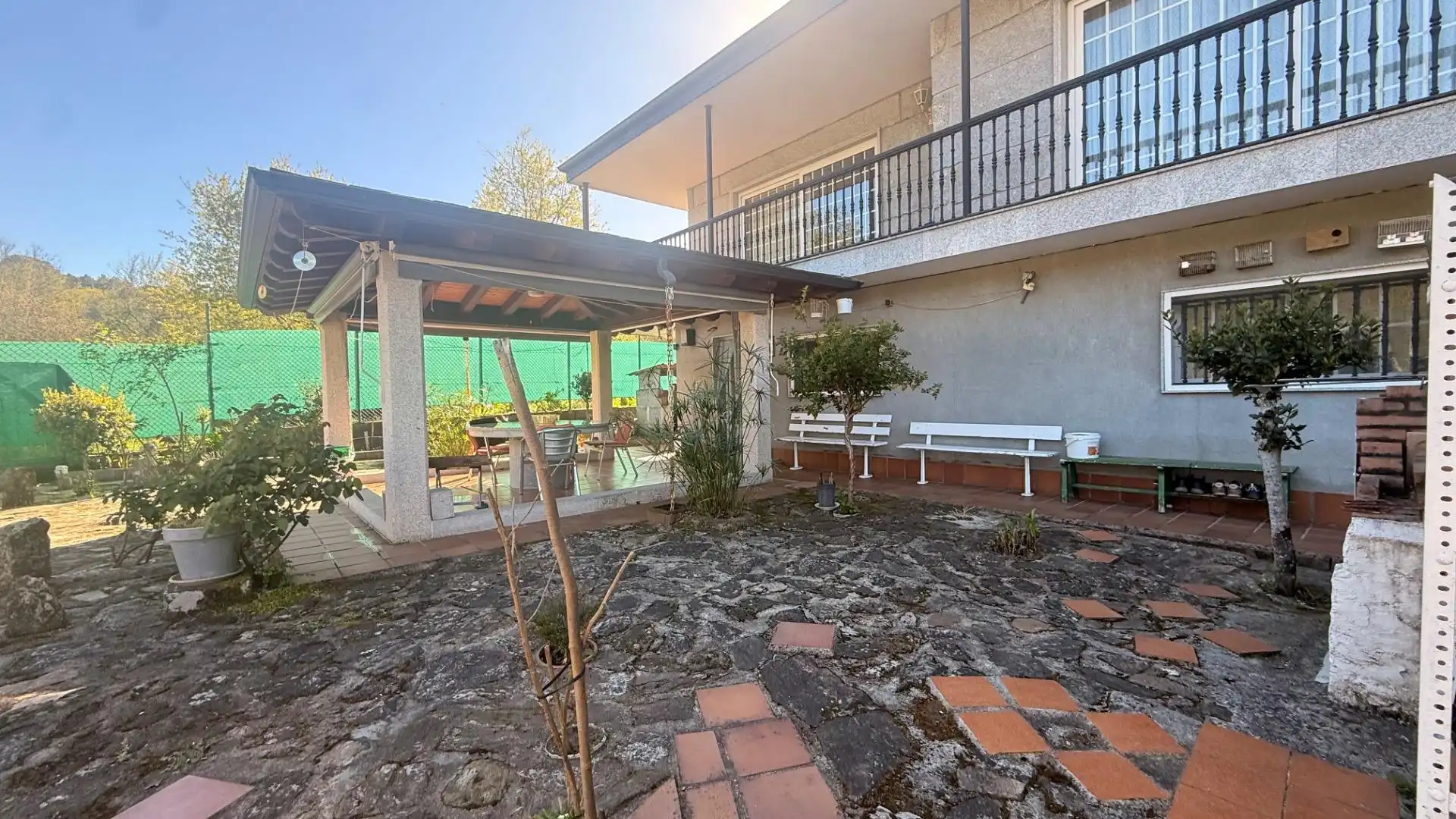 Terraza de Casa o chalet en venta en Leiro con Jardín privado, Terraza y Trastero