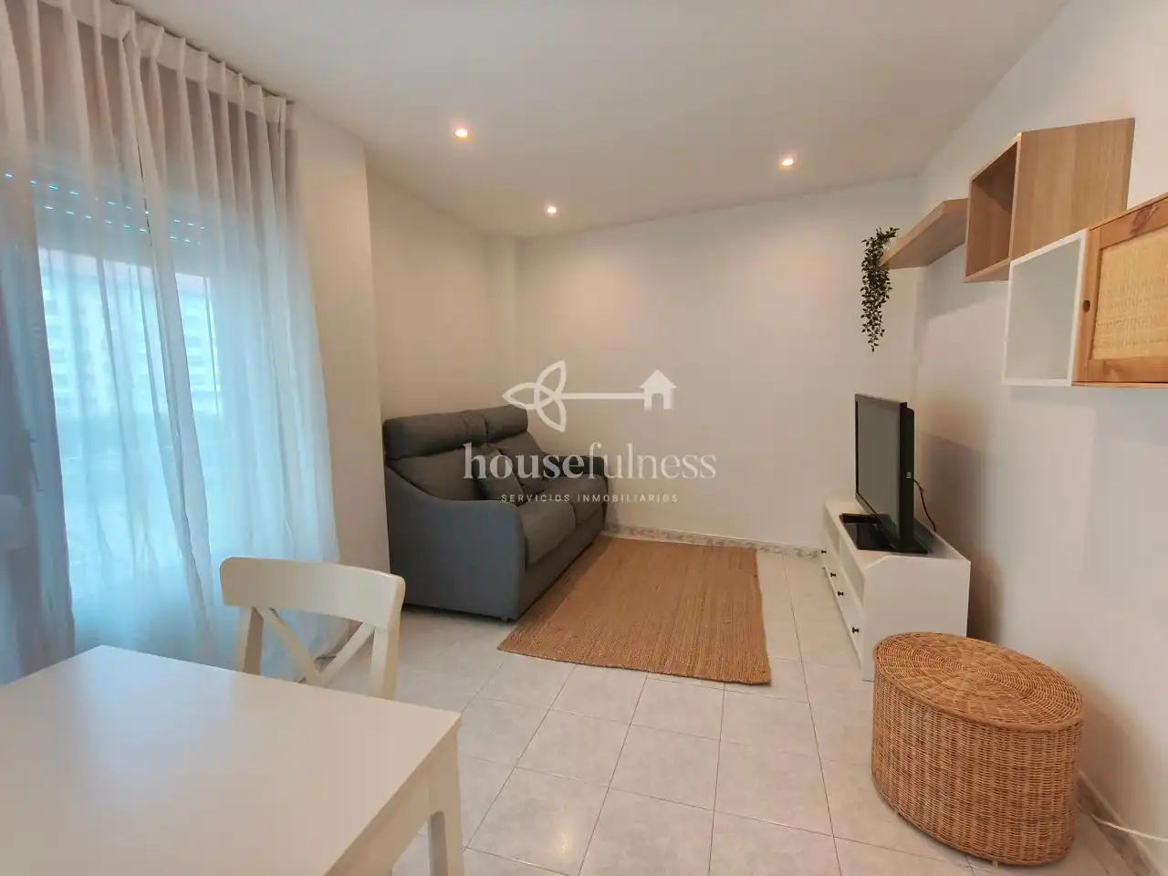Sala de estar de Piso de alquiler en Ferrol con Calefacción y Amueblado