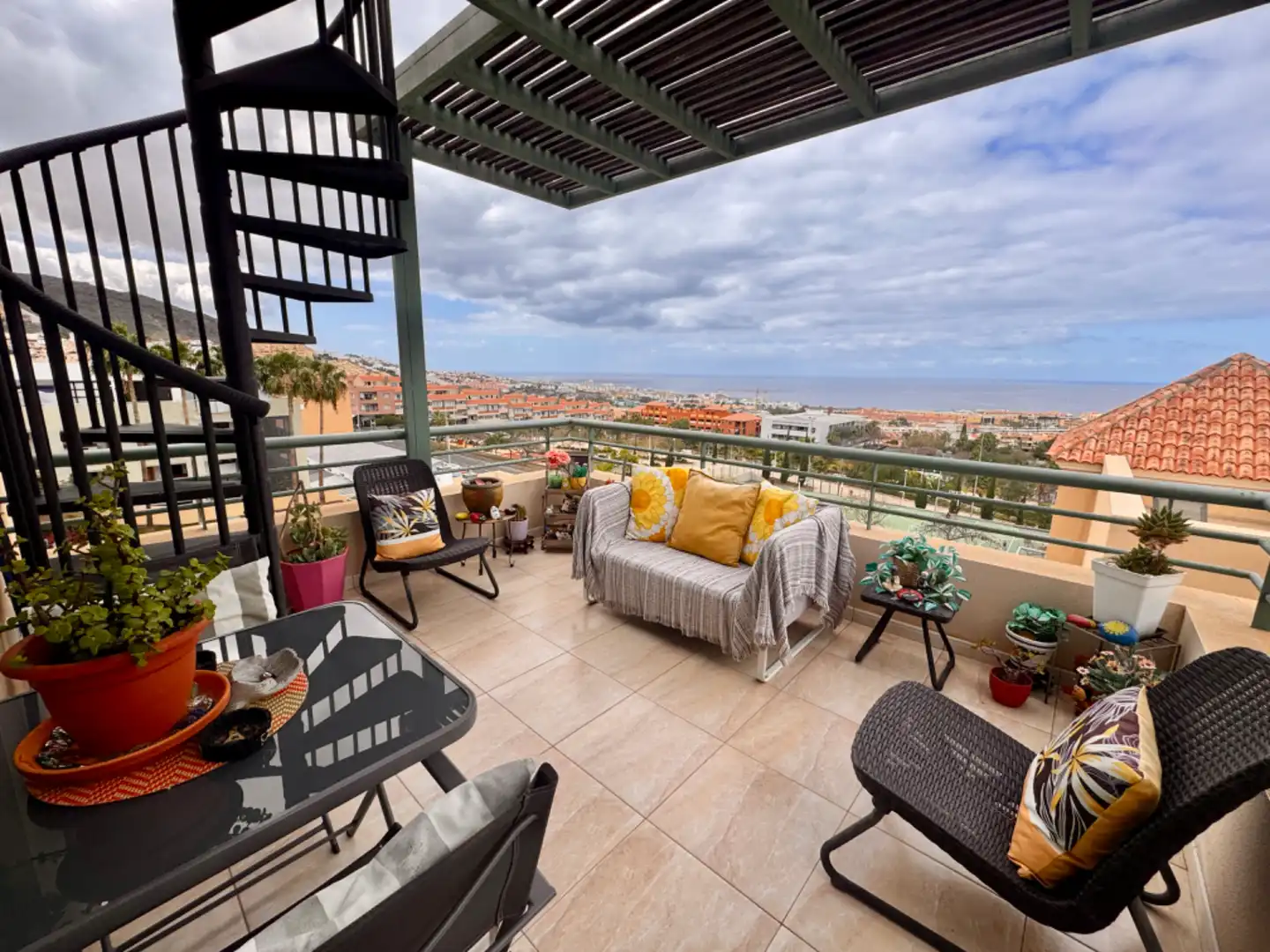 Terraza de Ático en venta en Adeje con Terraza, Trastero y Amueblado