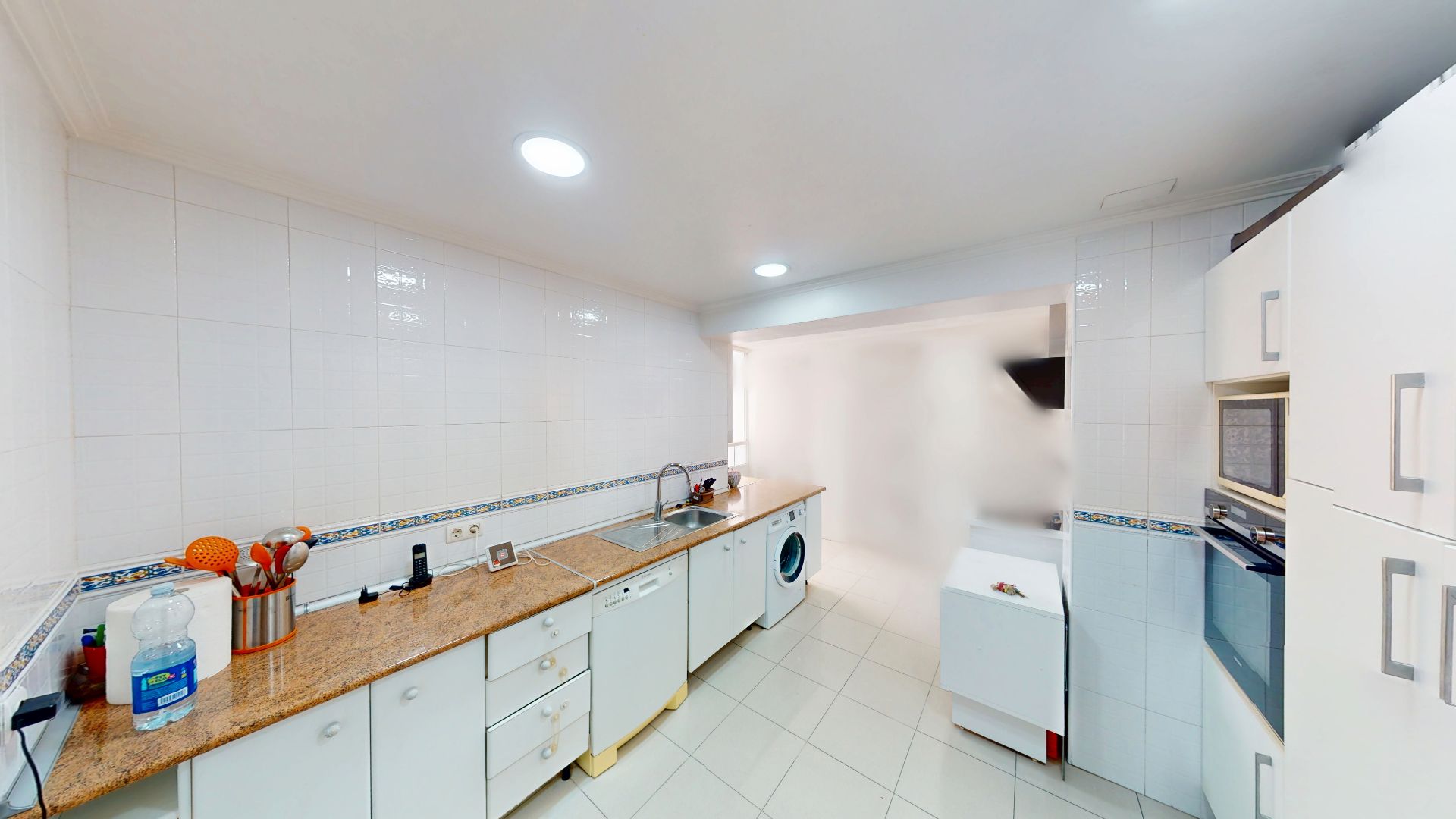 Kitchen of Flat for sale in Alicante / Alacant  with Air Conditioner, Furnished and Balcony