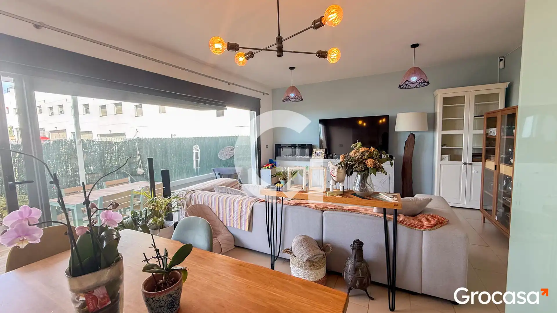 Sala d'estar de Casa adosada en venda en Vélez-Málaga amb Aire condicionat, Calefacció i Terrassa