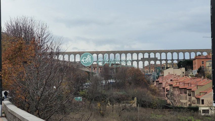 Exterior view of Flat to rent in Segovia Capital  with Heating, Parquet flooring and Terrace