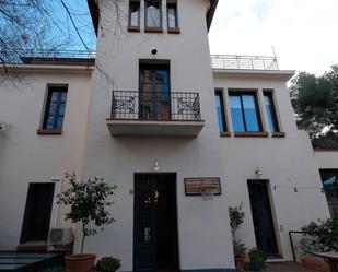 Vista exterior de Casa o xalet de lloguer en  Barcelona Capital amb Aire condicionat, Terrassa i Piscina