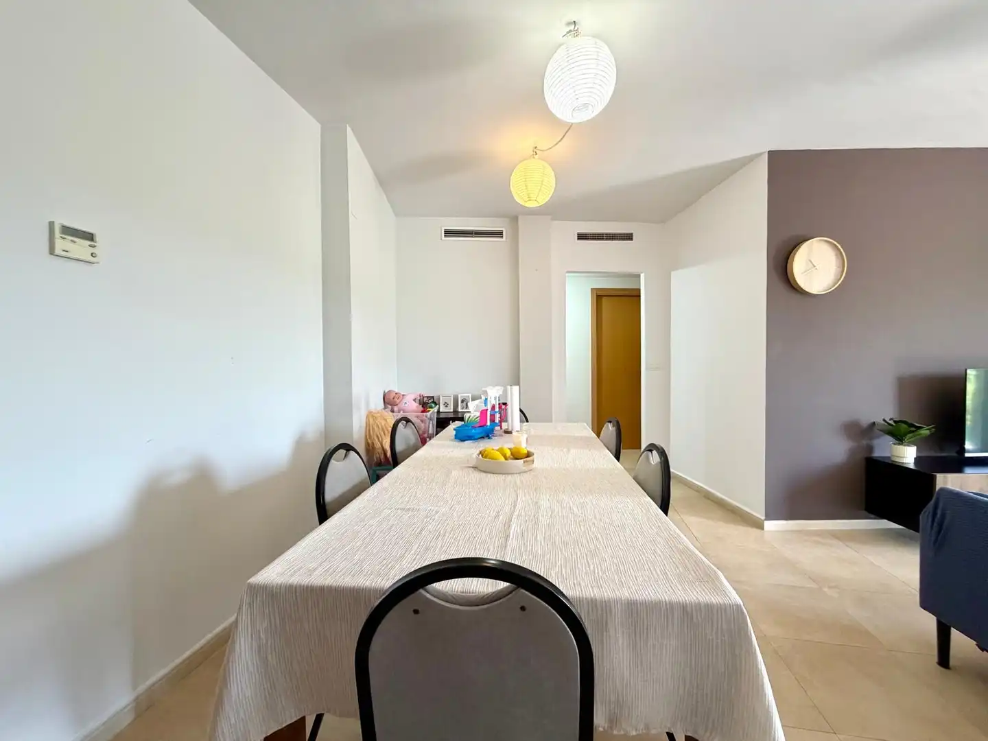 Esszimmer von Wohnung zum Verkauf in Canet d'En Berenguer mit Klimaanlage, Heizung und Ofen