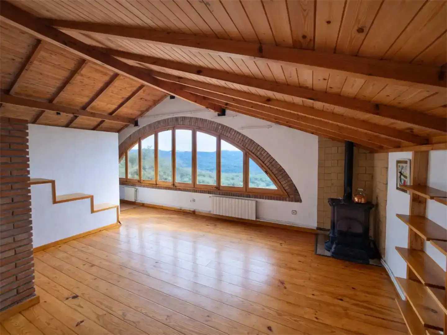 Sala d'estar de Pis en venda en Santa Cristina d'Aro amb Balcó