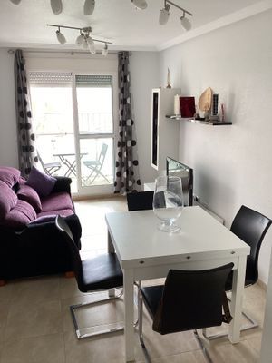 Living room of Flat for sale in Los Alcázares  with Air Conditioner, Terrace and Storage room