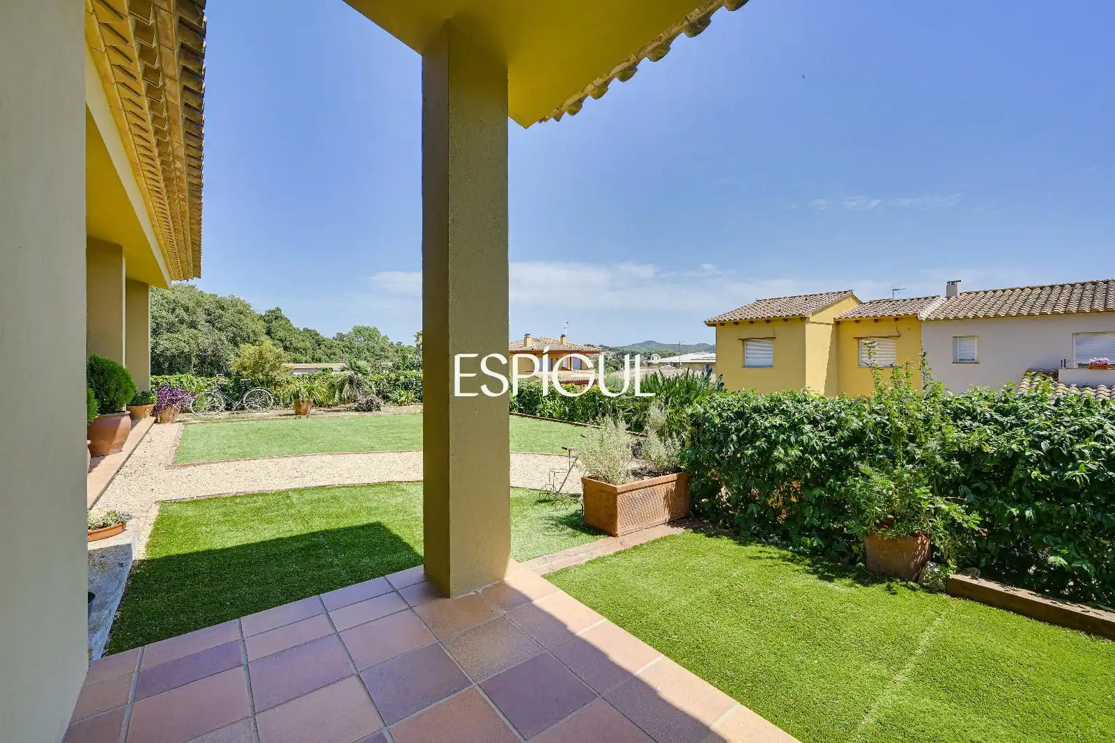 Jardín de Casa o chalet en venta en Mont-ras con Aire acondicionado, Calefacción y Parquet