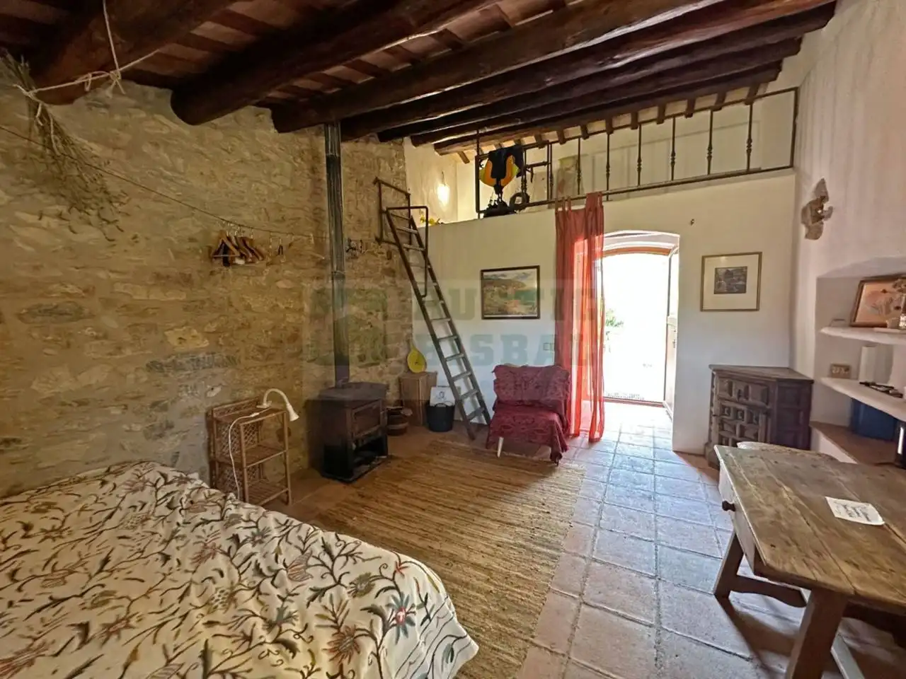 Sala de estar de Finca rústica en venta en Quart con Jardín privado