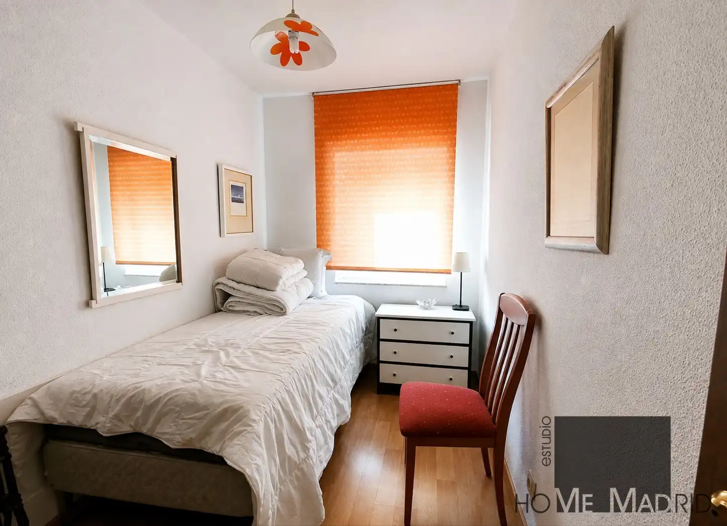 Bedroom of Flat for sale in Madrid  with Air Conditioner and Terrace