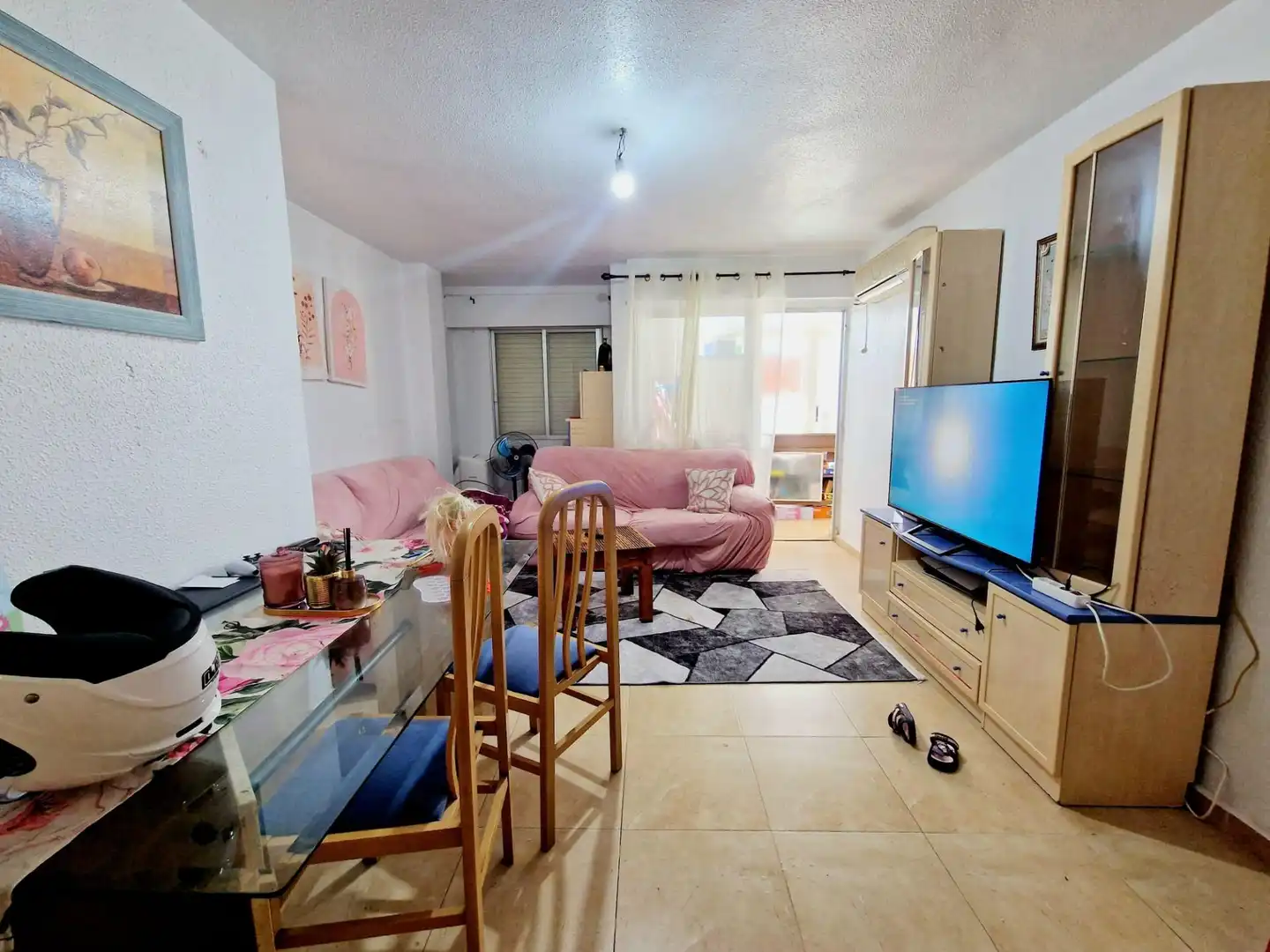 Sala de estar de Apartamento en venta en Águilas con Calefacción y Balcón