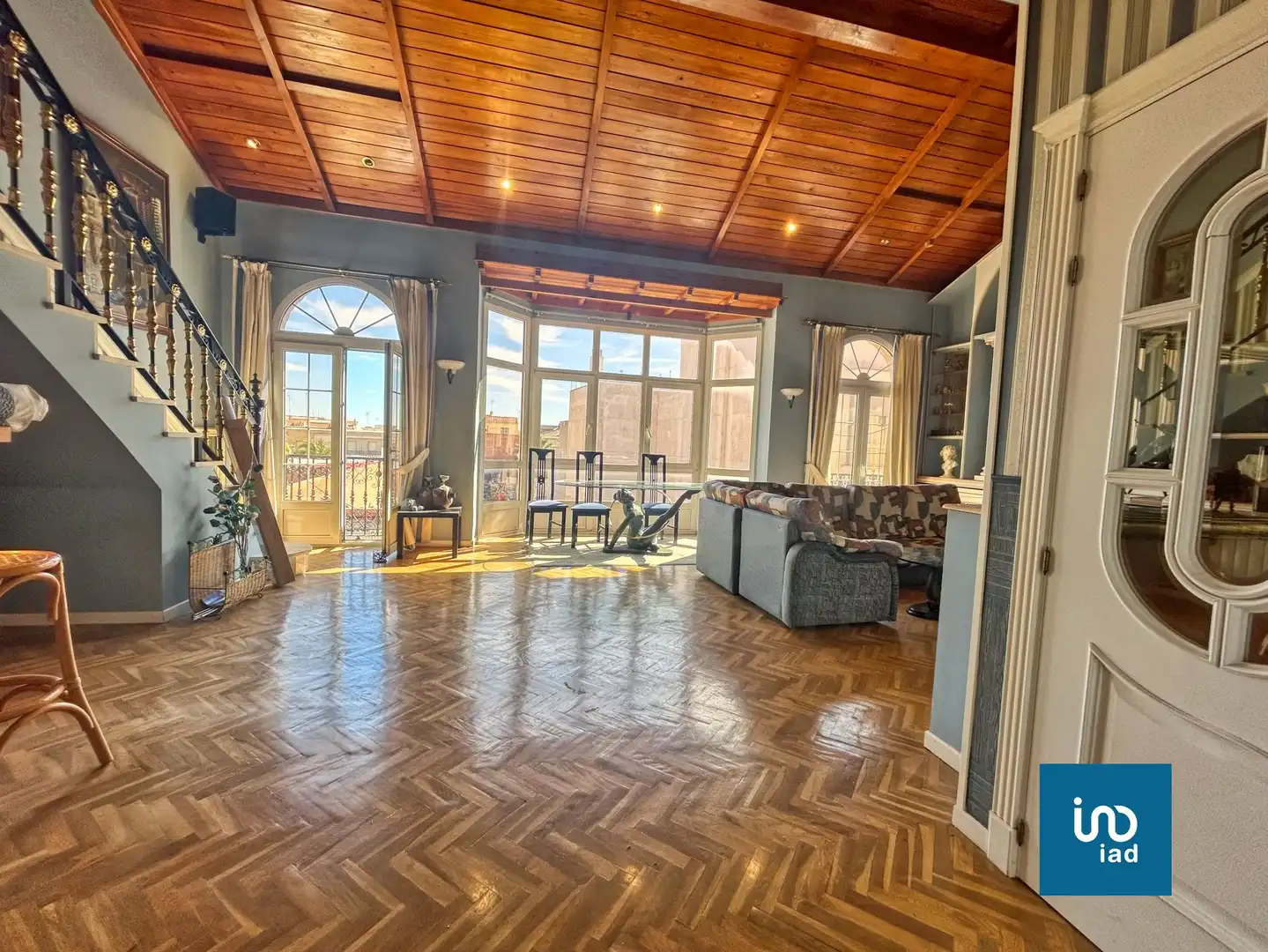 Sala de estar de Finca rústica en venta en Villacañas con Aire acondicionado, Calefacción y Terraza