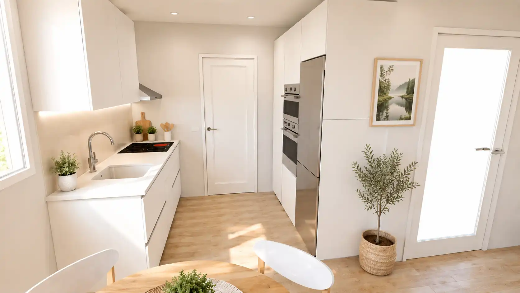 Cocina de Casa o chalet en venta en Mondariz con Calefacción, Jardín privado y Horno