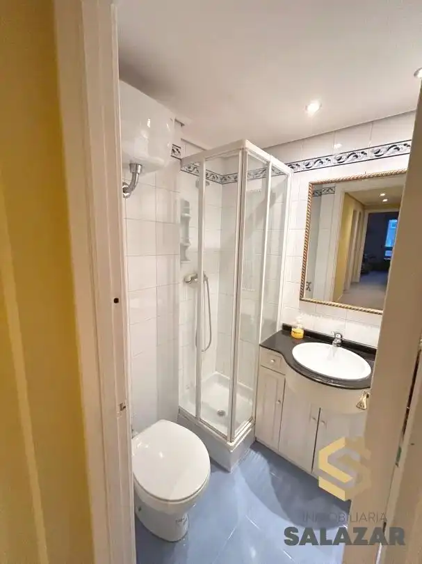 Baño de Piso de alquiler en Bilbao  con Calefacción, Jardín privado y Terraza