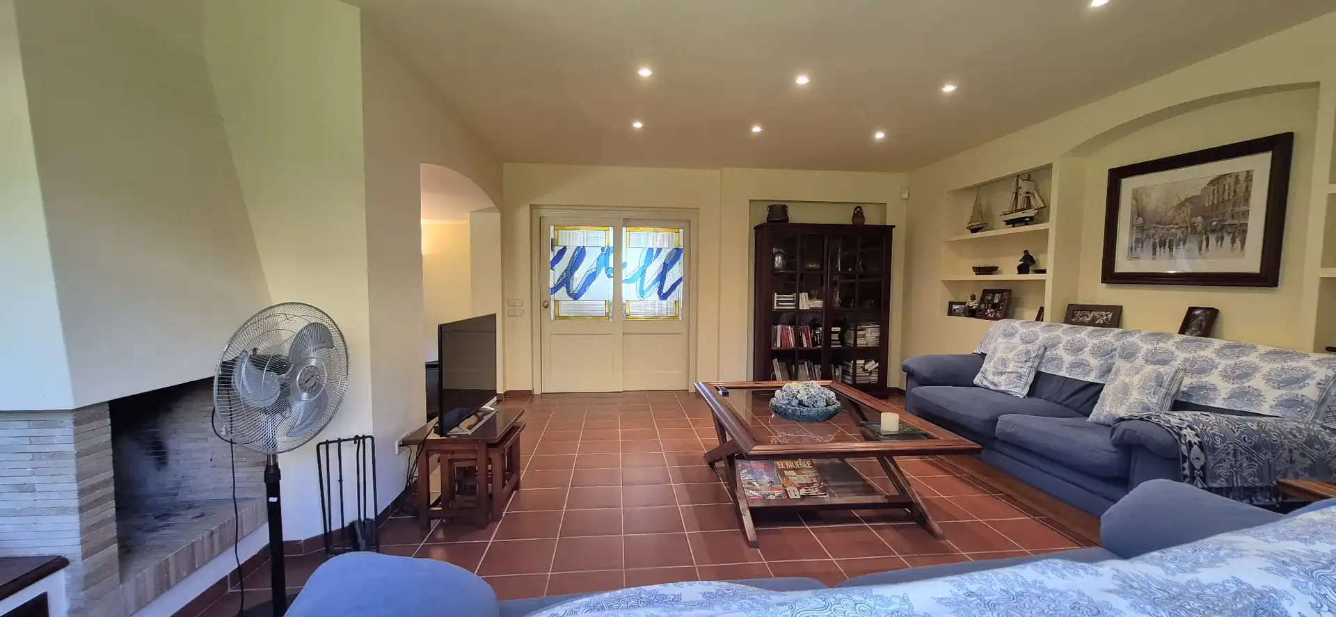 Sala d'estar de Casa o xalet en venda en Palafrugell amb Calefacció, Jardí privat i Terrassa