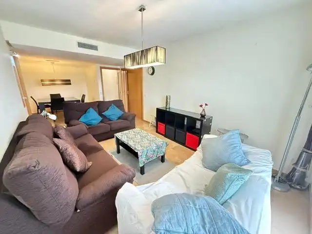 Sala de estar de Piso de alquiler en Murcia con Aire acondicionado, Calefacción y Amueblado