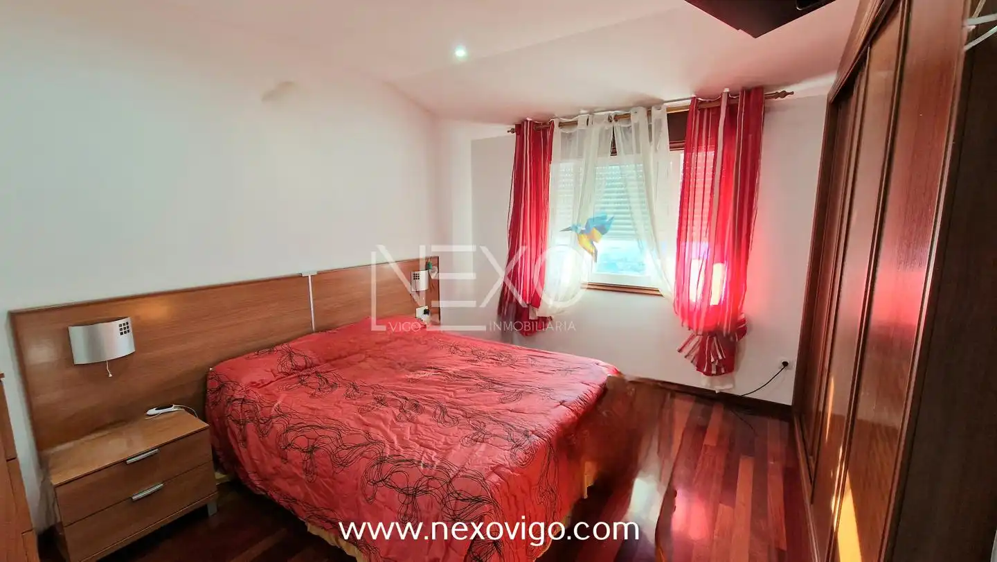 Habitación de Casa o chalet en venta en Moaña con Jardín privado, Terraza y Trastero