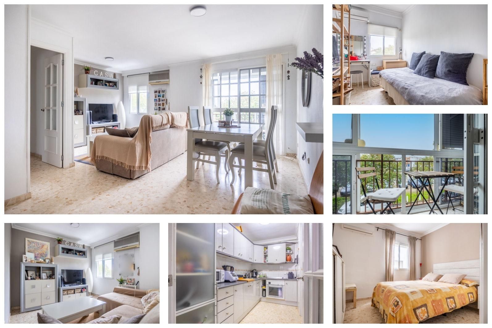 Exterior view of Flat for sale in  Sevilla Capital  with Air Conditioner and Storage room