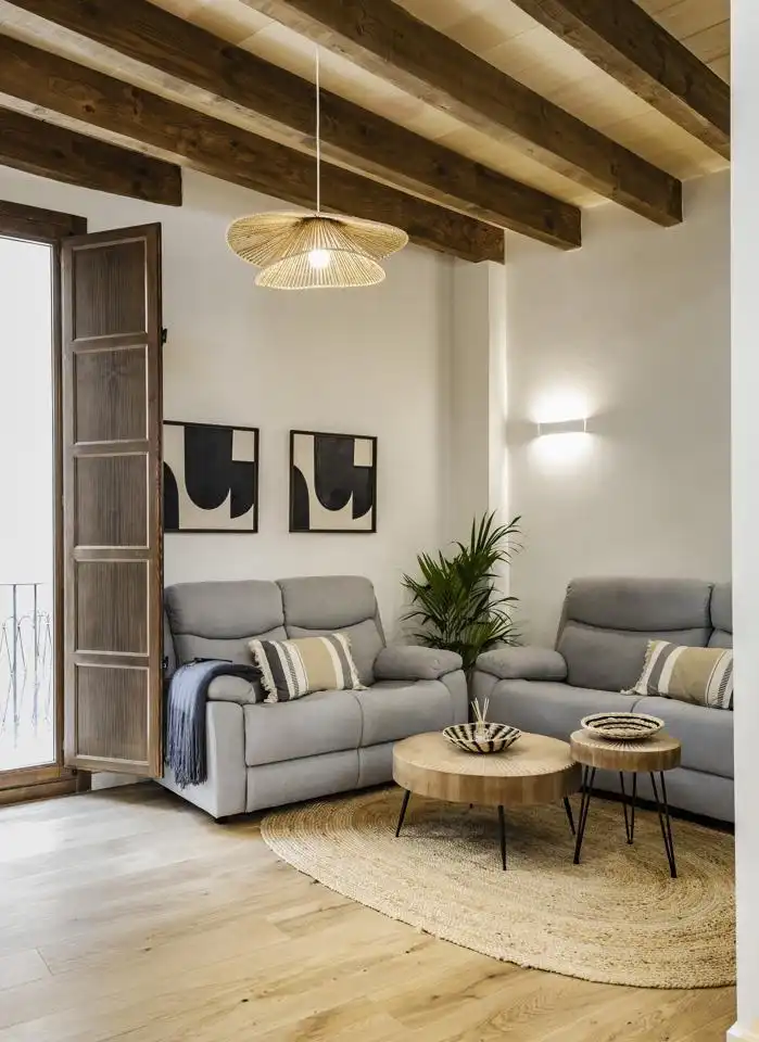 Sala de estar de Edificio en venta en  Palma de Mallorca