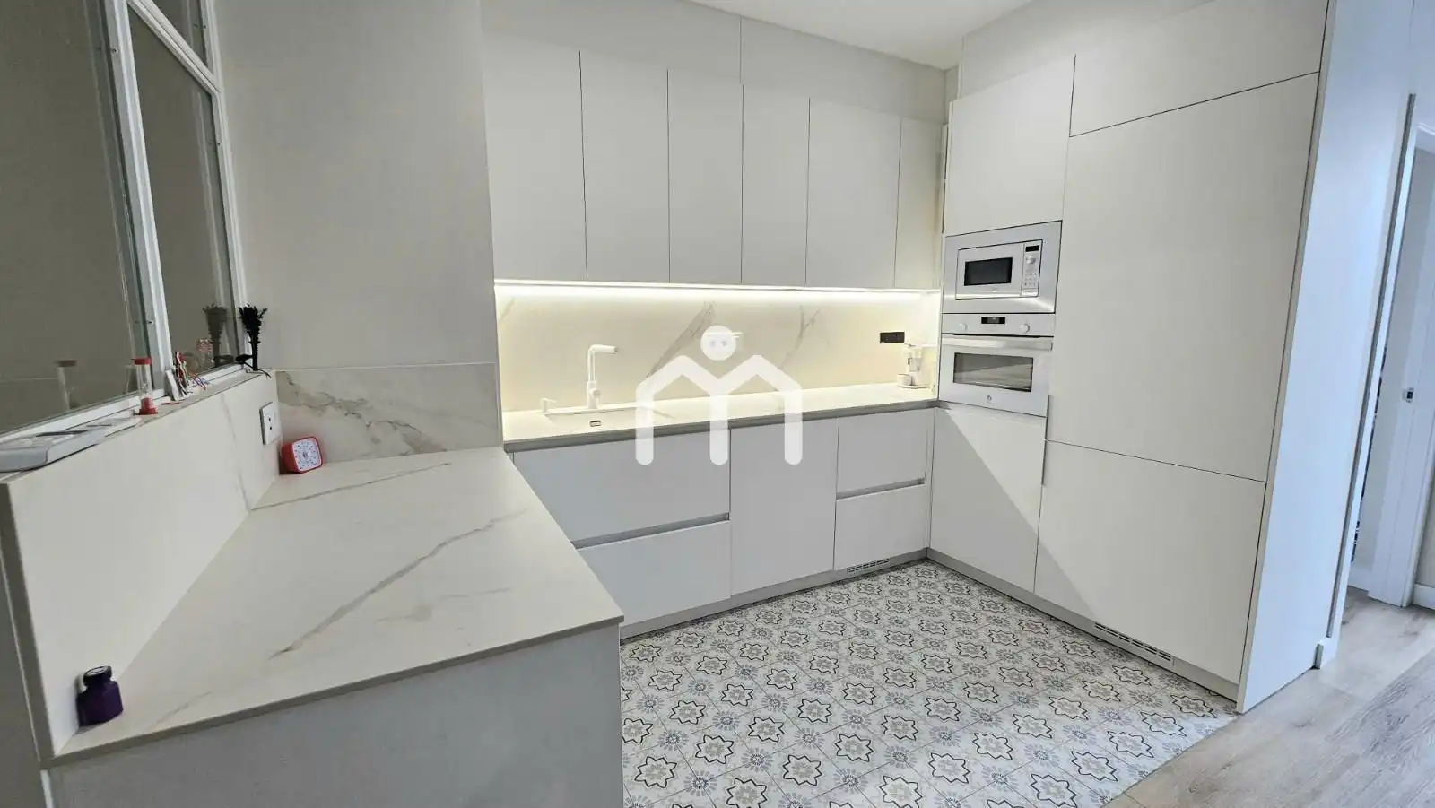 Cocina de Piso en venta en Badalona con Aire acondicionado, Calefacción y Parquet