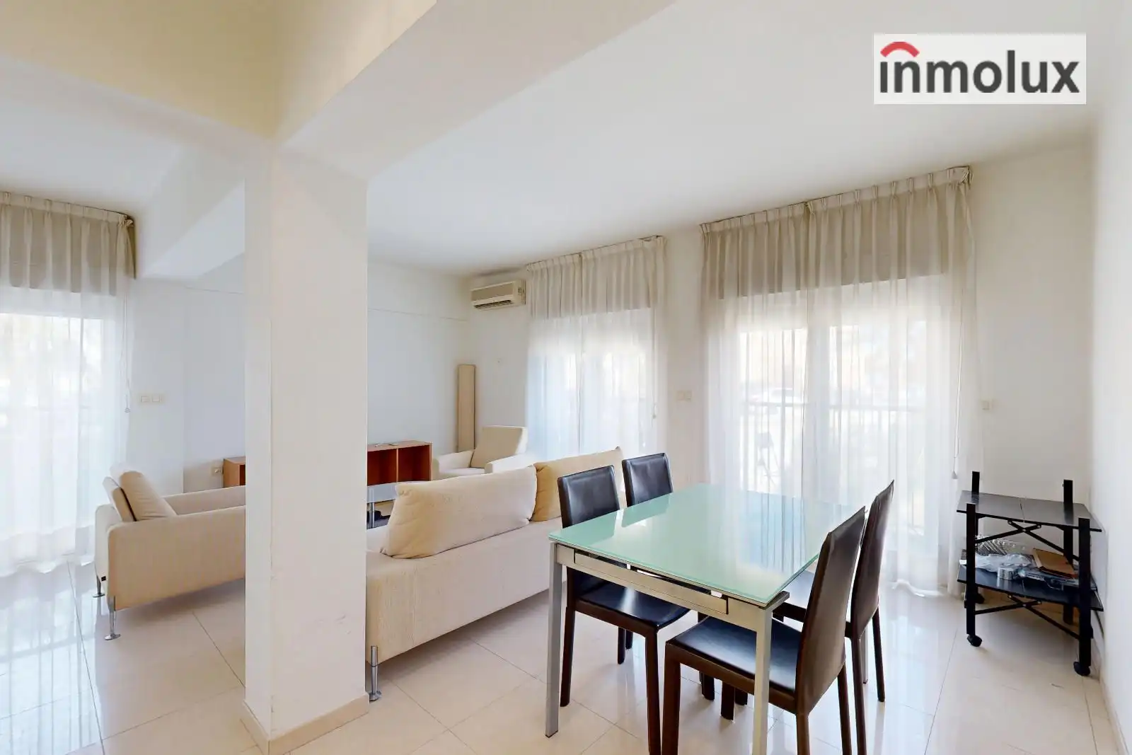 Wohnzimmer von Wohnung zum Verkauf in Alicante / Alacant mit Klimaanlage, Heizung und Terrasse
