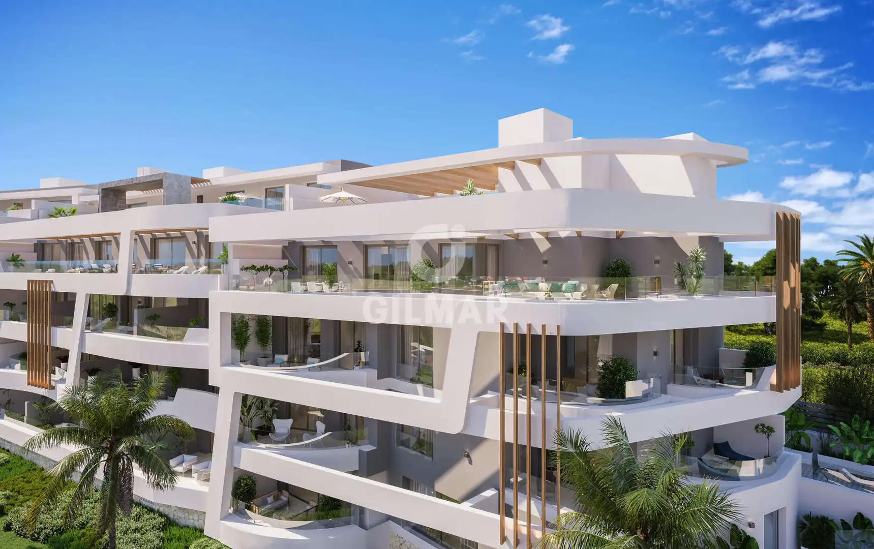 Vista exterior de Apartamento en venta en Marbella con Calefacción, Piscina y Balcón
