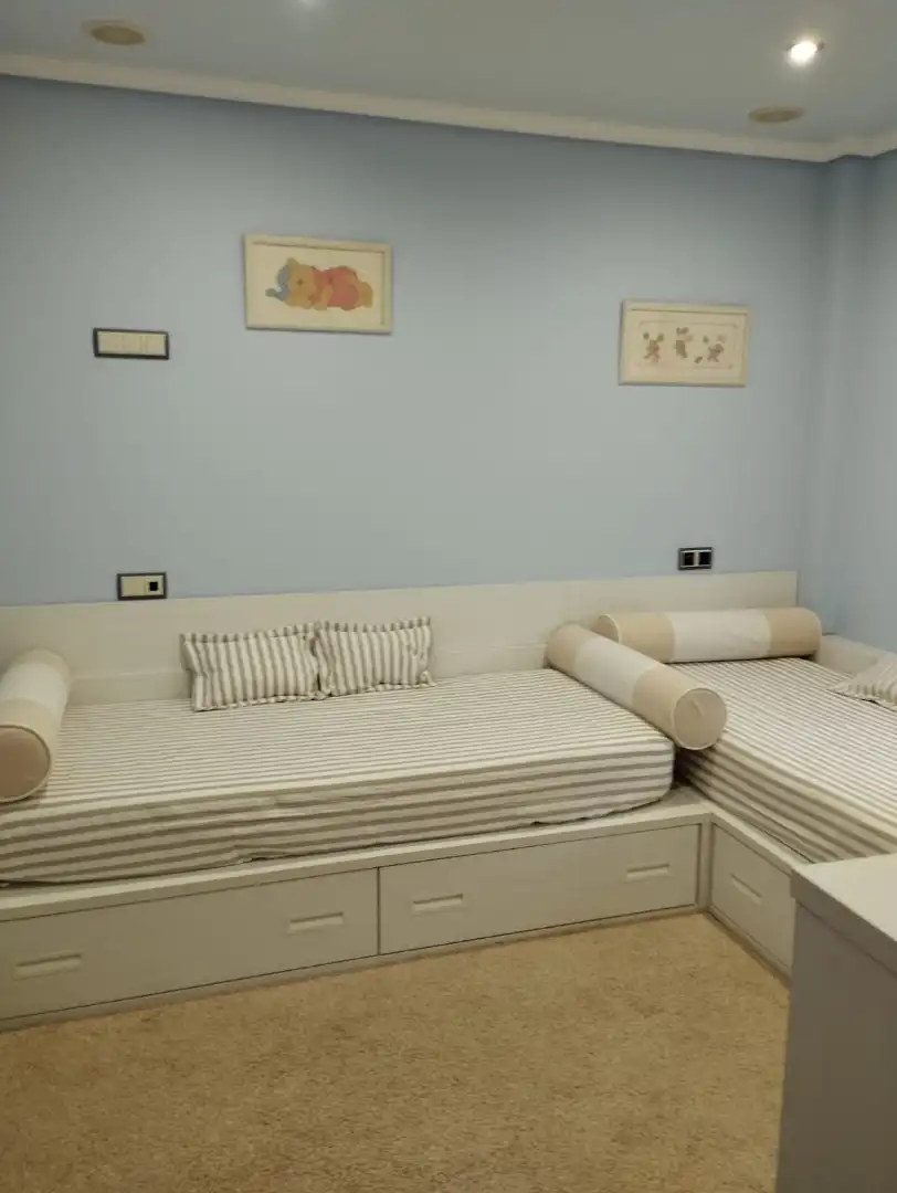 Bedroom of Houses for rent in Sanxenxo  with Air Conditioner, Private garden and Terrace