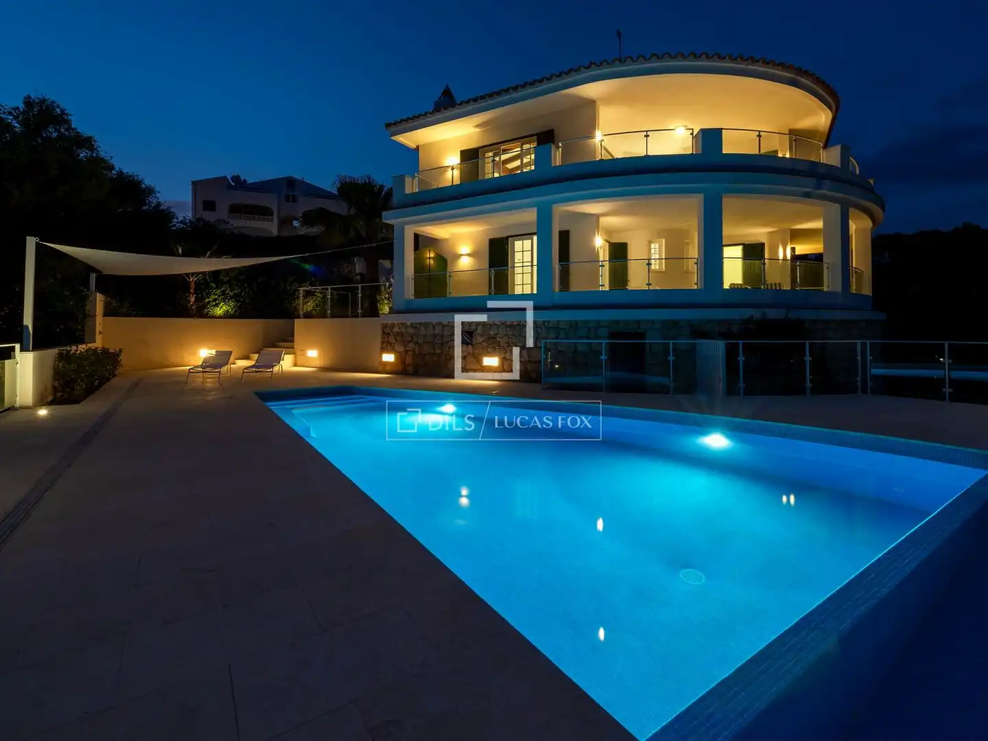 Piscina de Casa o xalet en venda en Es Migjorn Gran amb Aire condicionat, Jardí privat i Terrassa