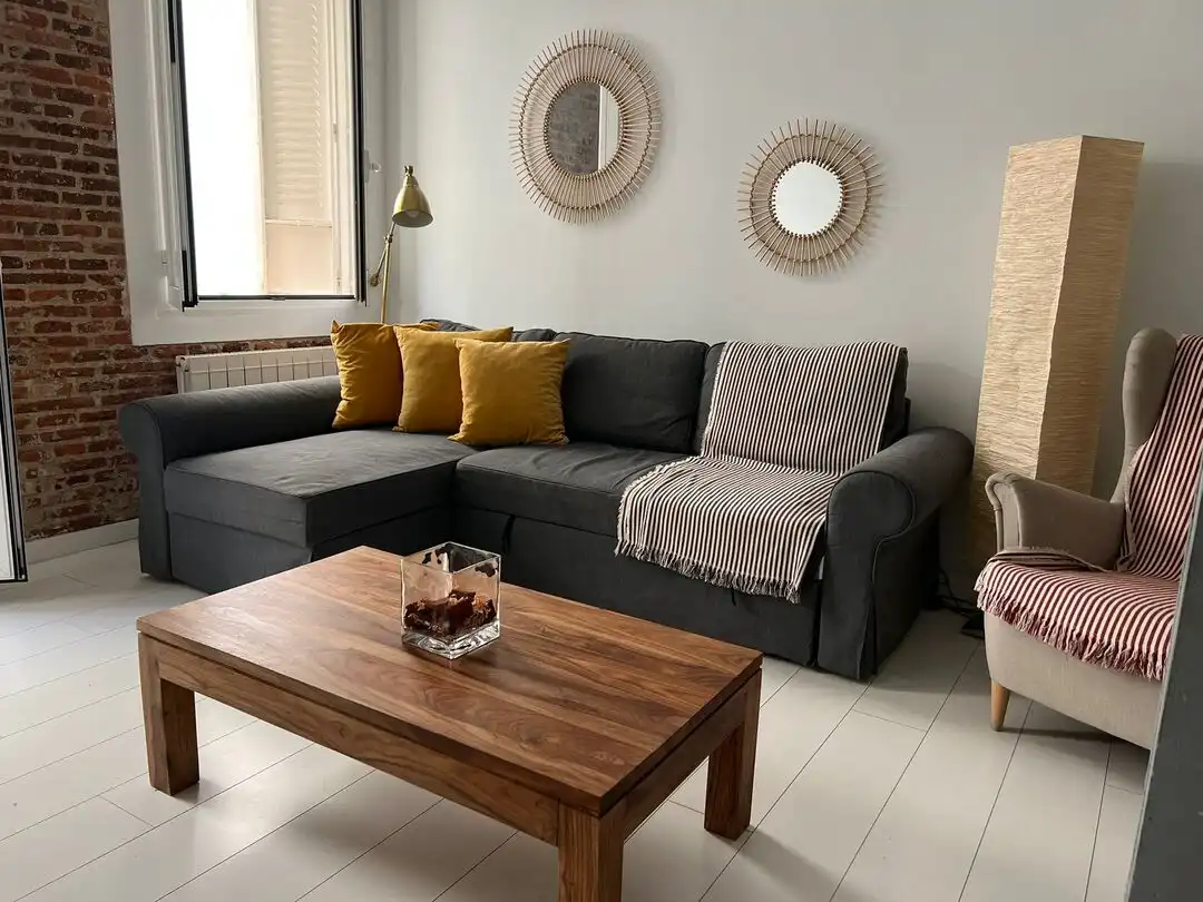 Living room of Flat for rent in Madrid  with Heating and Terrace