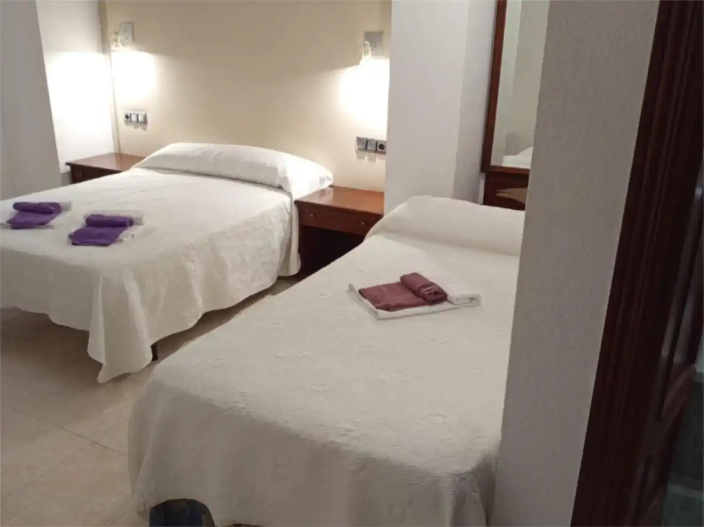 Schlafzimmer von Loft zur Miete in Cáceres mit Klimaanlage, Möbliert und Balkon