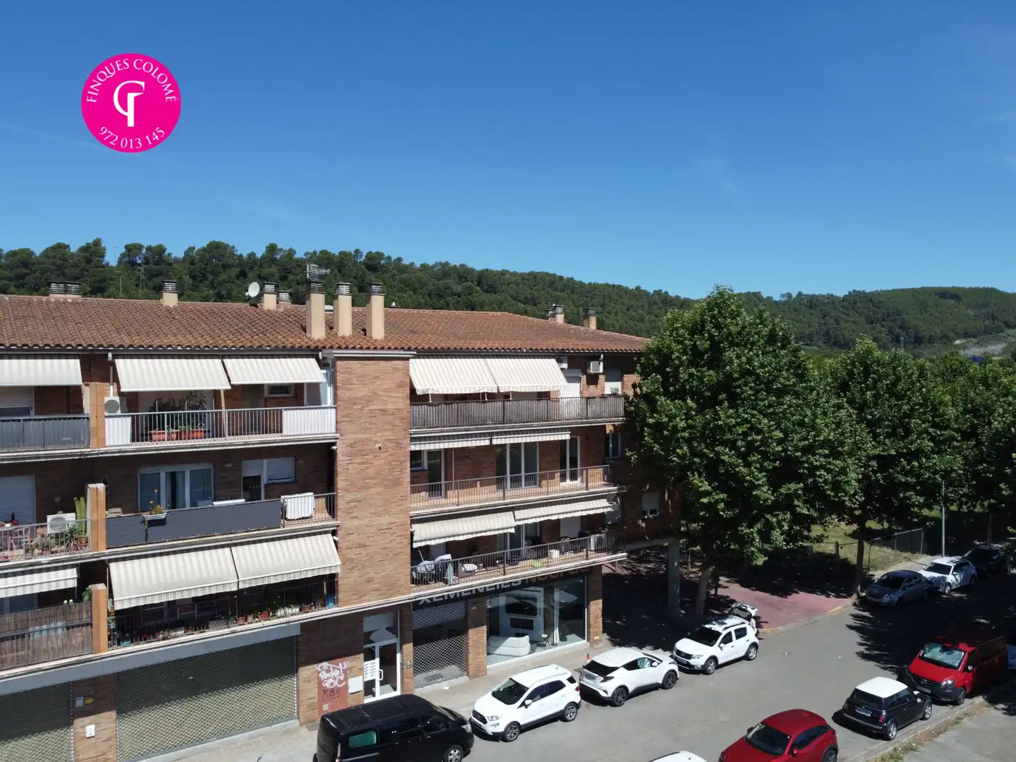 Exterior view of Flat for sale in Sarrià de Ter  with Air Conditioner, Heating and Balcony