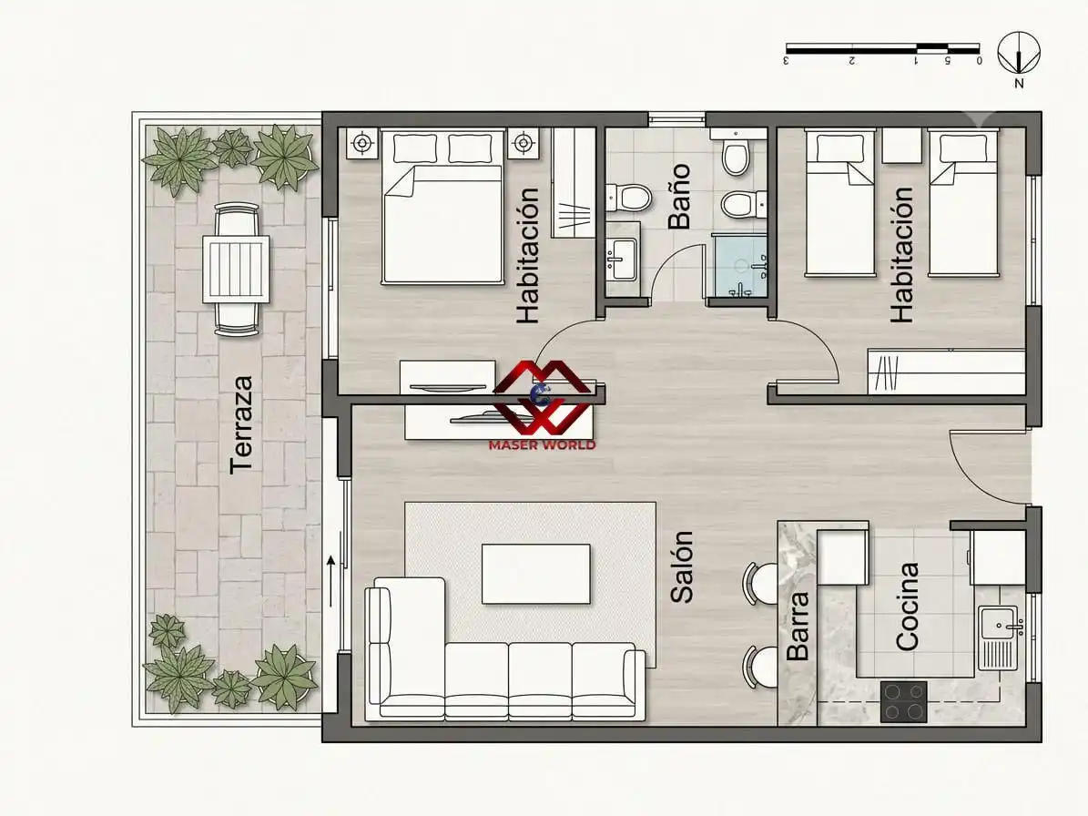 Apartment with pool for sale in Avenida BULEVAR CENTRAL CAÑADAS, imagen 24