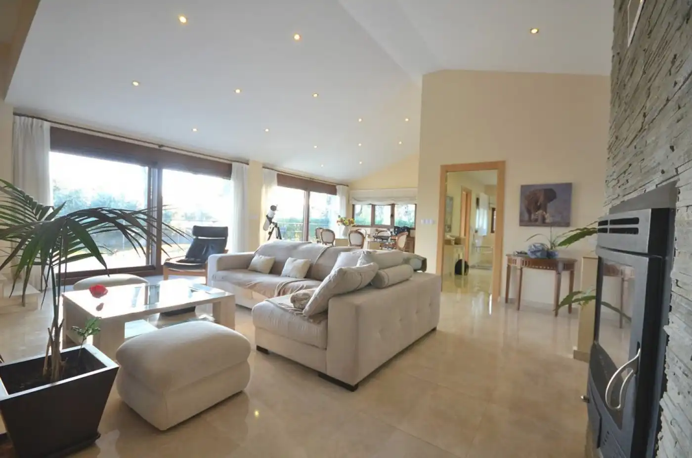 Sala de estar de Casa o chalet de alquiler en Albacete con Calefacción, Jardín privado y Trastero