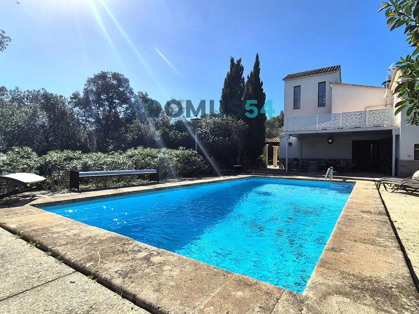 Piscina de Finca rústica de alquiler en Petra con Aire acondicionado, Terraza y Piscina
