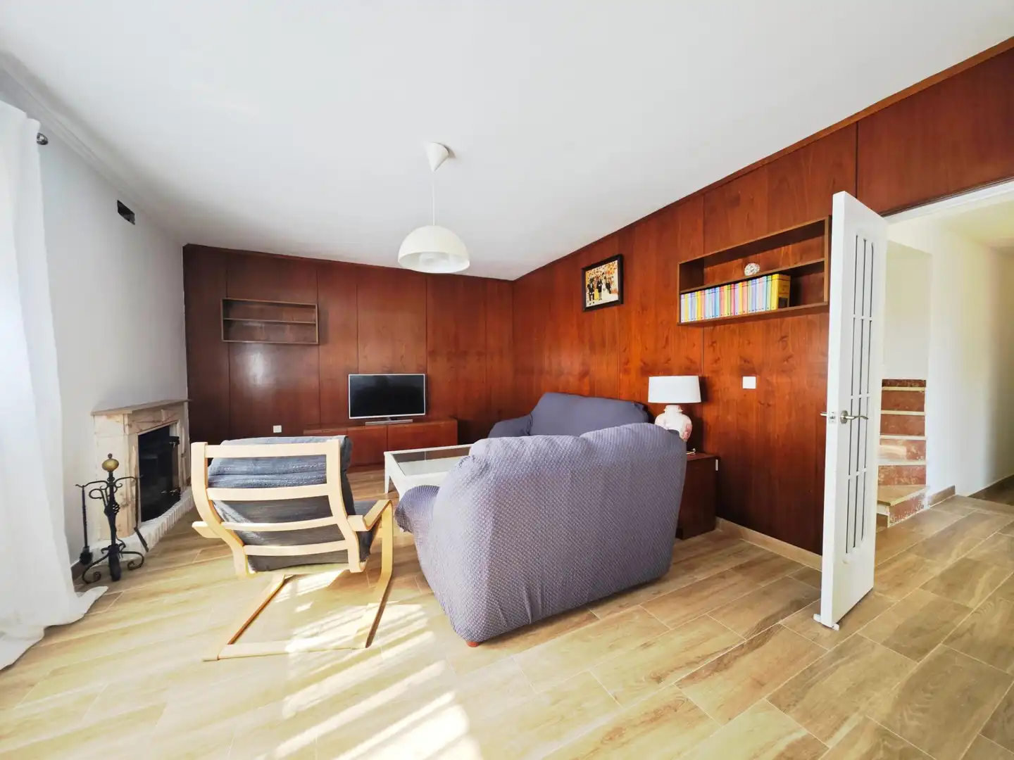 Wohnzimmer von Haus oder Chalet zur Miete in Alhaurín de la Torre mit Klimaanlage, Heizung und Privatgarten