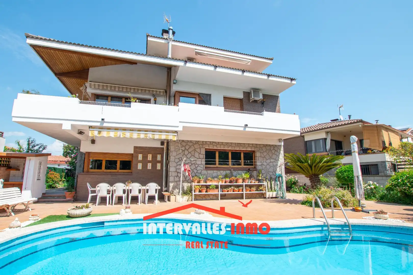 Piscina de Casa o chalet en venta en Palau-solità i Plegamans con Aire acondicionado, Calefacción y Jardín privado
