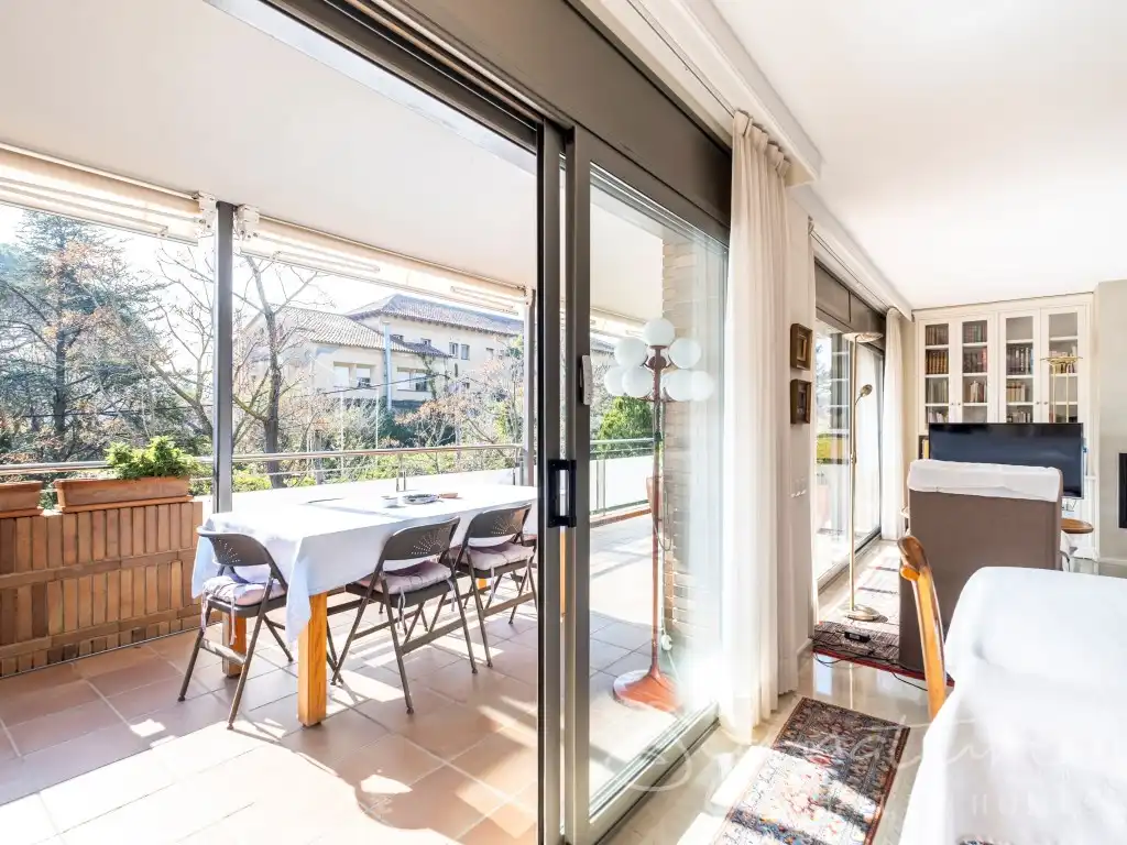 Terrace of Attic for sale in Sant Cugat del Vallès  with Air Conditioner, Terrace and Swimming Pool