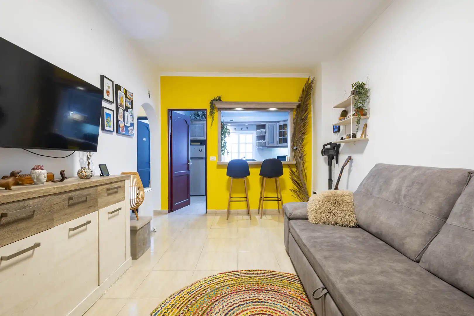 Sala de estar de Piso en venta en La Orotava con Calefacción y Amueblado