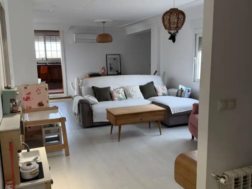 Wohnzimmer von Wohnung zum Verkauf in Sagunto / Sagunt mit Klimaanlage und Terrasse