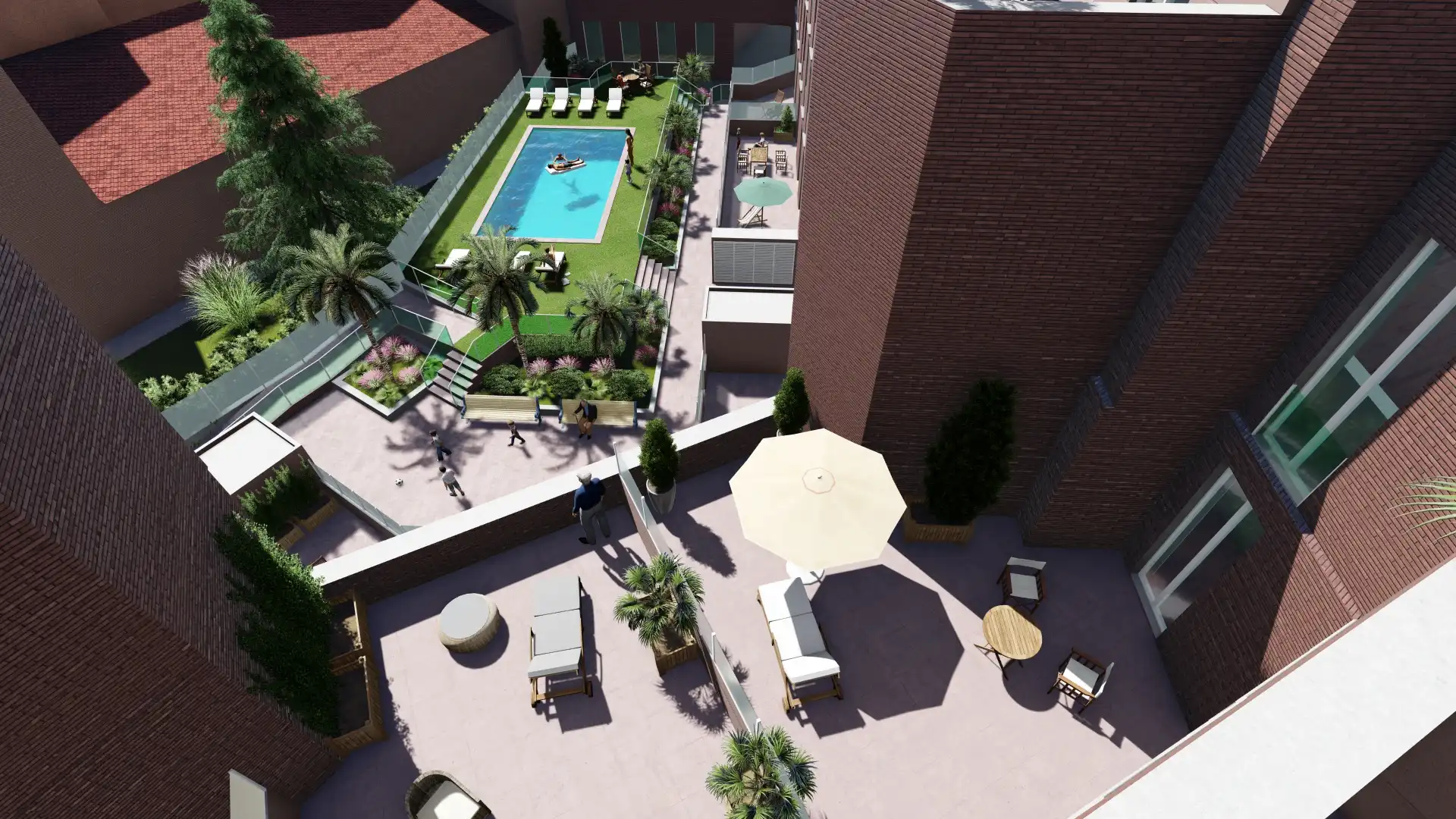 Terrassa de Apartament en venda en Palencia amb Piscina comunitària