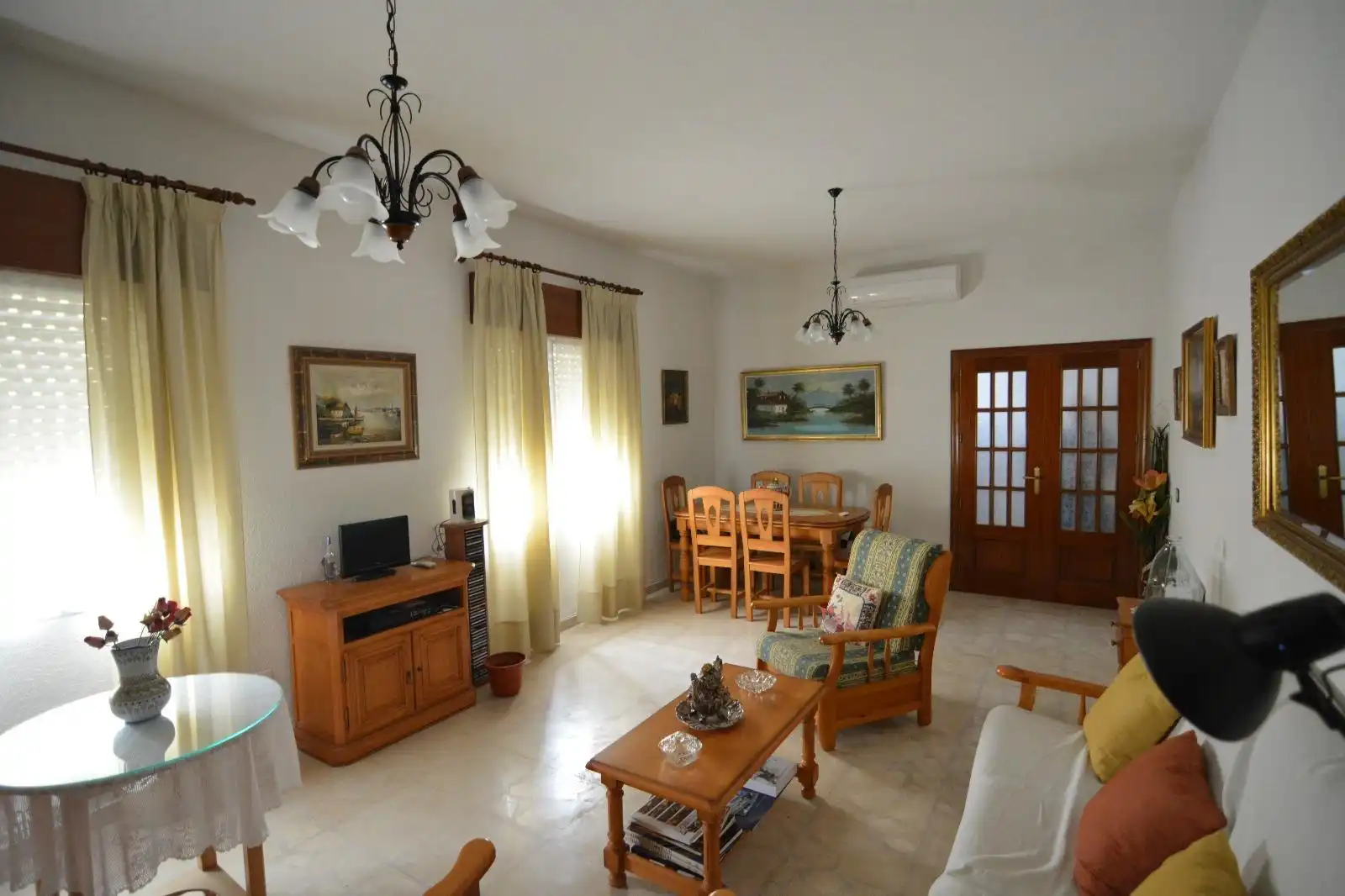 Sala de estar de Casa o chalet en venta en Malagón con Aire acondicionado y Terraza